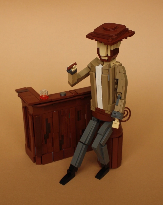 LEGO MOC - LEGO-конкурс 16x16: 'Вестерн' - За барной стойкой 