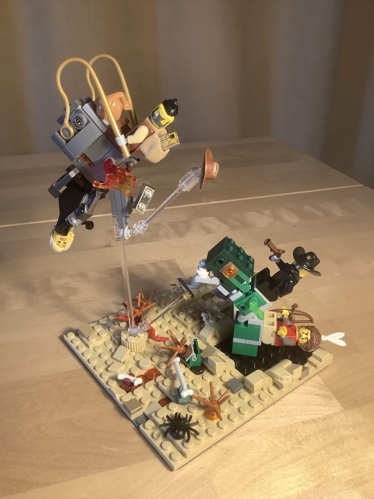 LEGO MOC - LEGO-конкурс 16x16: 'Вестерн' - Погоня