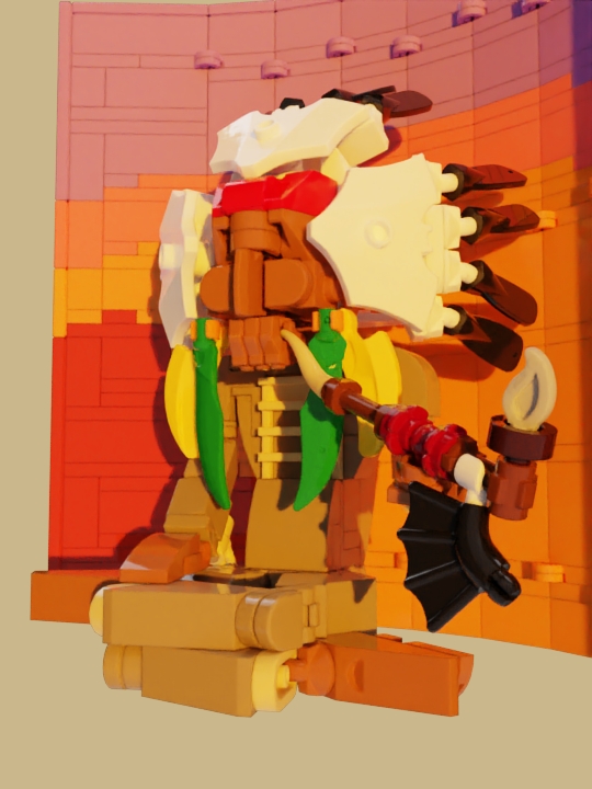 LEGO MOC - LEGO-конкурс 16x16: 'Вестерн' - «— Закопаем топор войны, о бледнолицый брат мой, и раскурим же трубку мира»