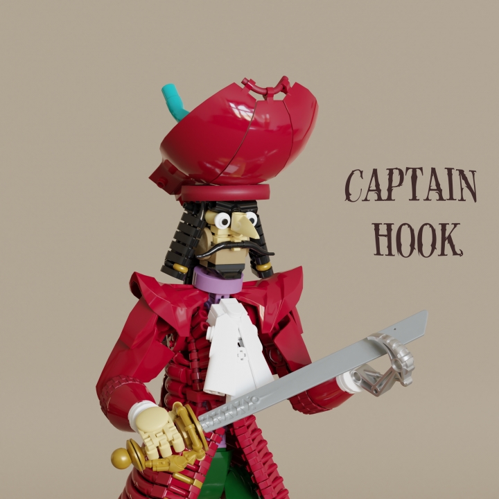 LEGO MOC - LEGO-конкурс 24x24: 'Пираты' - Капитан Крюк: <br><br />
<br />
'— Он был боцманом у Чёрной Бороды. Из всех пиратов он самый страшный. Его даже корабельный повар боялся.'