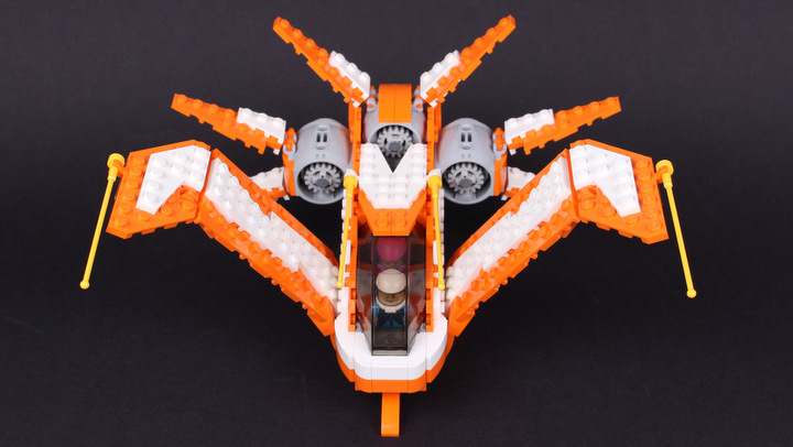 LEGO MOC - LEGO-конкурс 'Путь к звездам' - Рыжик: Так поднятые крылья смотрятся даже немного забавно