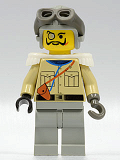LEGO adv005 Baron Von Barron with Light Gray Flying Helmet
