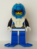 LEGO aqu001a Aquanaut 1 with Blue Flippers
