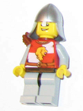 LEGO cas449 Kingdoms - Lion Knight Quarters, Helmet with Neck Protector, Quiver, Open Grin