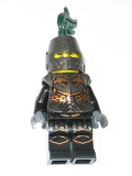 LEGO cas452 Kingdoms - Dragon Knight Armor with Chain, Helmet Closed, Scowl
