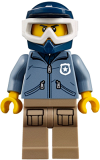 LEGO cty0830 Mountain Police - Officer Male, Dirt Bike