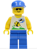 LEGO div003 Divers - Boatie 1, Blue Cap