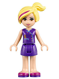 LEGO frnd096 Friends Natasha, Dark Purple Skirt, Dark Purple Top with Comb