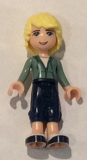 LEGO frnd188 Friends Ben, Dark Blue Cropped Trousers, Sand Green Sweatshirt