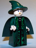 LEGO hp093 Professor McGonagall, Dark Green Robe and Cape