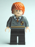 LEGO hp112 Ron Weasley, Gryffindor Stripe and Shield Torso, Black Legs