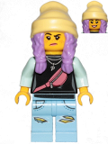 LEGO hs019 Parker L. Jackson - Black Top with Beanie (Smile / Grumpy)