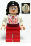 LEGO iaj036 Marion Ravenwood - Red and White Cairo Outfit (7195)