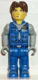 LEGO js002 Jack Stone - Blue Jacket, Blue Pants, Gray Shirt