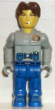 LEGO js004 Jack Stone - Gray Jacket, Blue legs