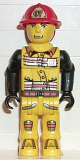 LEGO js007 Fireman in Hat #07