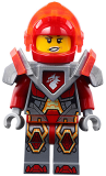 LEGO nex086 Macy - Trans-Neon Orange Visor and Dark Red Plume (70352)