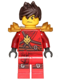 LEGO njo305 Kai - Pearl Gold Armor, Tousled Hair (891723)