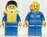 LEGO oct006 Octan - Blue Oil, Blue Legs, White Helmet, Black Visor, Life Jacket