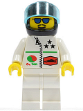 LEGO oct041 Octan - Stars, White Legs, Black Helmet, Trans-Light Blue Visor