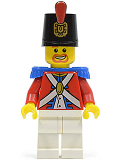LEGO pi098 Imperial Soldier II - Shako Hat Decorated,  Brown Beard