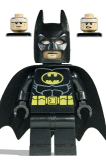 LEGO sh016a Batman - Black Suit with Yellow Belt and Crest (Type 2 Cowl)