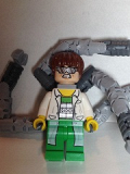 LEGO sh110 Doc Ock - White Lab Coat over Bright Green Pants
