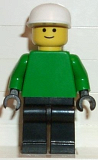 LEGO soc013 Soccer Player White/Blue Team Goalie