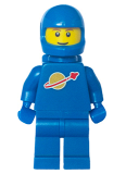 LEGO sp004new2 Classic Space - Blue with Airtanks and Modern Helmet, Brown Eyebrows, Thin Grin (Reissue)