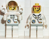 LEGO spp006 Space Port - Astronaut C1, White Legs with Light Gray Hips, Rocket Pack