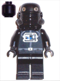 LEGO sw035b TIE Interceptor Pilot (Black Head)