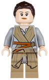 LEGO sw0677 Rey - Dark Tan Tied Robe