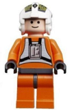 LEGO sw094 Rebel Pilot Y-wing, Light Flesh (Dutch Vander)