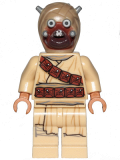 LEGO sw1074 Tusken Raider - Head Spikes, Diagonal Belt