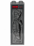 LEGO sw1122s Human in Carbonite (Brick 1 x 2 x 5 with Sticker)