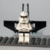 LEGO sw127 Clone Trooper Ep.3 with Jet Pack on Back, 