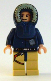 LEGO sw253 Han Solo, Tan Legs with Holster Pattern, Parka Hood (Light Flesh)