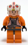LEGO sw295 Luke Skywalker (Pilot, Light Flesh) - Detailed Torso and Helmet
