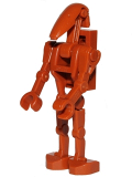 LEGO sw467b Battle Droid Dark Orange with Back Plate