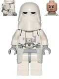 LEGO sw568 Snowtrooper, Light Bluish Gray Hips, Light Bluish Gray Hands, White Kama