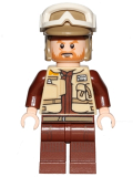 LEGO sw804 Rebel Trooper, Goggles, Dark Tan Helmet, Brown Beard (Corporal Rostok) (75164)