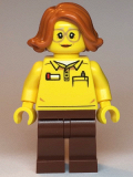 LEGO twn381 Female, Toy Store Worker (LEGO logo on reverse of torso)