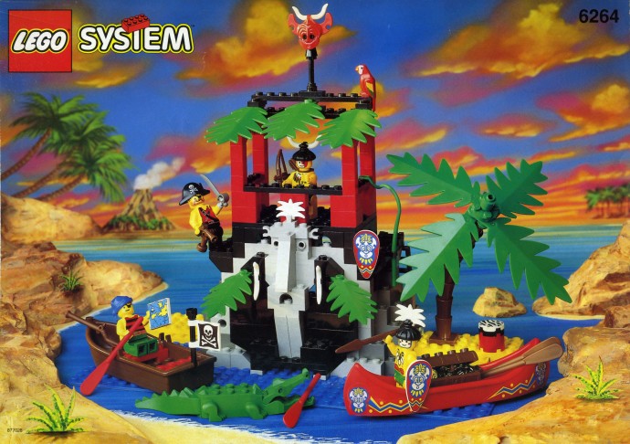 Bricker - Конструктор LEGO 6264 Пещера Сокровищ Индиго (Forbidden Cove)