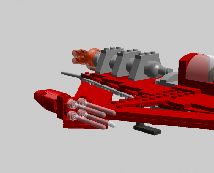 LEGO MOC - В далекой-далекой галактике... - Корабль 'Розгус'