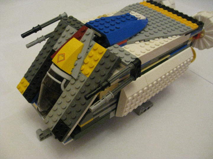 LEGO MOC - В далекой-далекой галактике... - Аварийный перевозчик звездолета STD