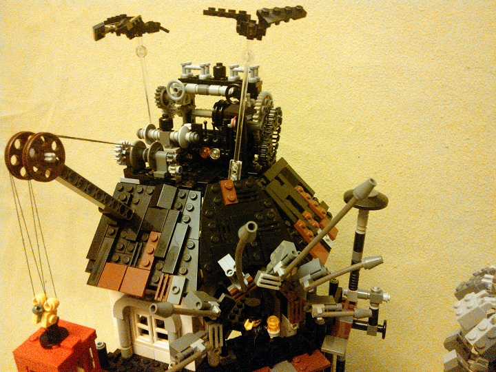 LEGO MOC - Потому что мы можем! - Беспроводное электричество: гигантские птицы ( наверно вороны ))