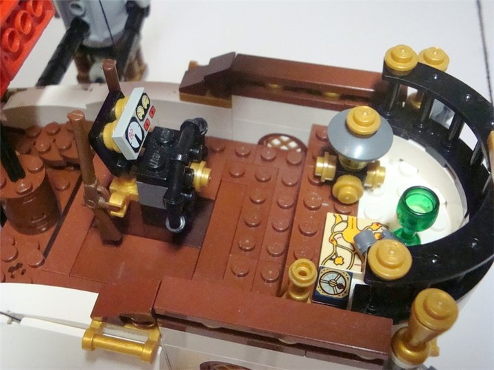 LEGO MOC - Steampunk Machine - «Алые паруса» в стиле Steampunk.: Место капитана.