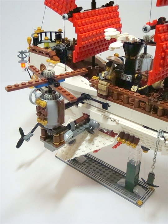 LEGO MOC - Steampunk Machine - «Алые паруса» в стиле Steampunk.: Винты