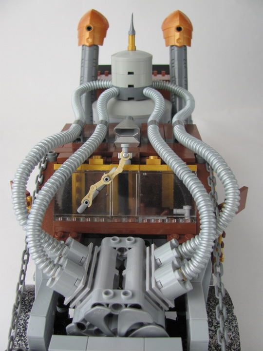 LEGO MOC - Steampunk Machine - Экскалибур: - Система паровых цилиндров ВПЕРВЫЕ собрана в одном корпусе!