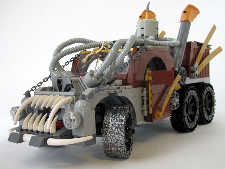 LEGO MOC - Steampunk Machine - Экскалибур: - Агрессивный внешний вид отпугивает злых духов и глупых прохожих